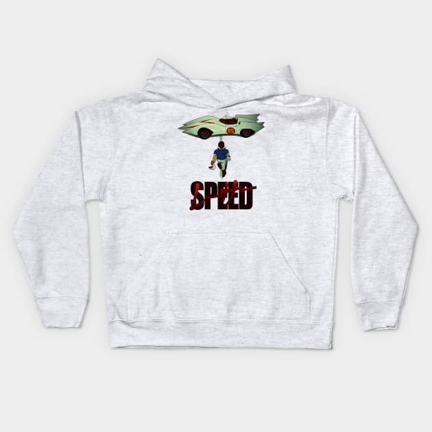 speed japan Kids Hoodie by gokilshop